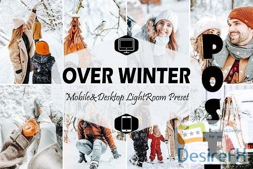 10 Over Winter Mobile &amp; Desktop Lightroom Presets - 1616723