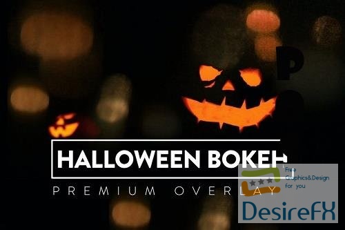 30 Halloween Bokeh Overlay