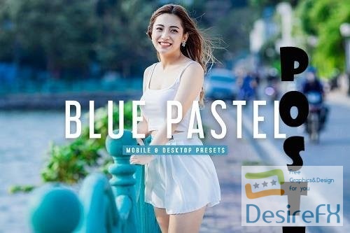 Blue Pastel Mobile &amp; Desktop Lightroom Presets
