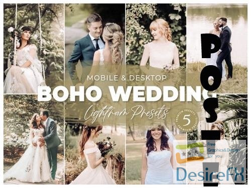 Boho Wedding Desktop Lightroom Presets Lifestyle Instagram