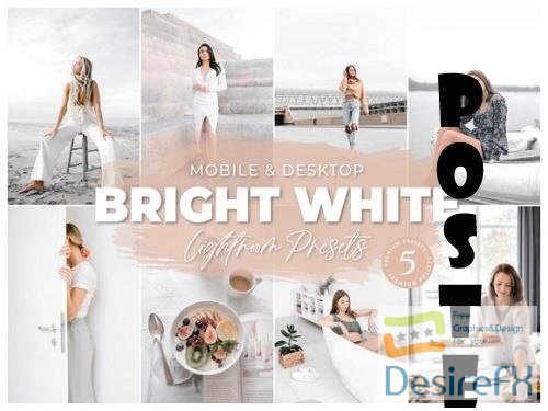 Bright White Mobile Desktop Lightroom Presets Lifestyle Instagram