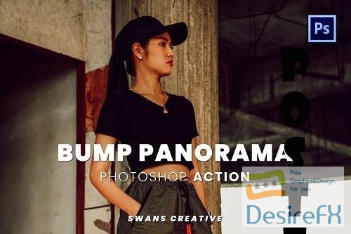 Bump Panorama Photoshop Action
