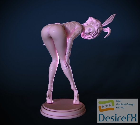 Bunny Girl Kate 3D Print