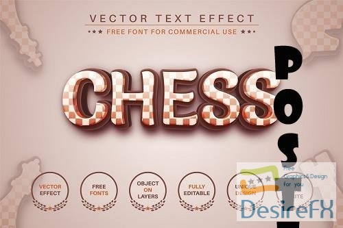 Chess - editable text effect - 6553855