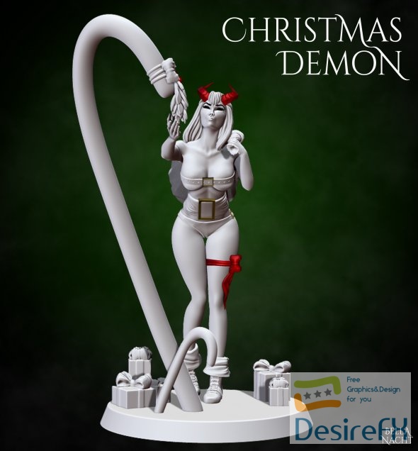 Christmas Demon 3D Print