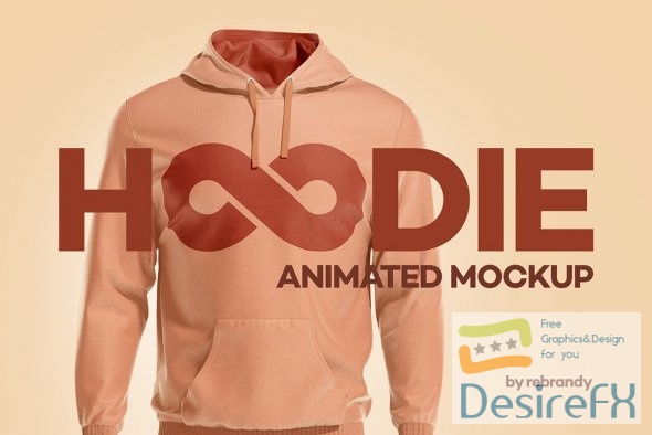 CreativeMarket - Hoodie Animated Mockup 5579880