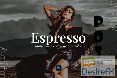 Espresso Photoshop Action