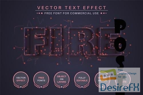 Fire - Editable Text Effect - 6515703