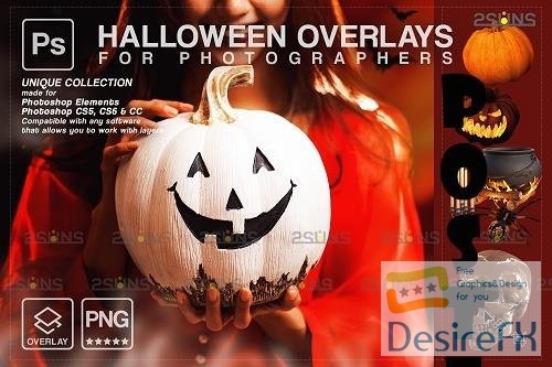 Halloween clipart Halloween overlay, Photoshop overlay V20 - 1584048