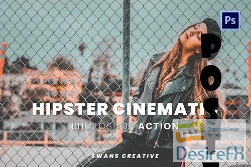 Hipster Cinematic Photoshop Action