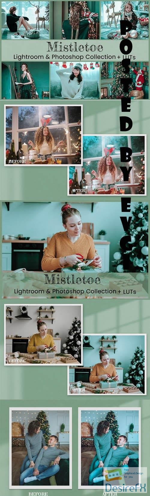 Mistletoe Lightroom Mobile Presets Photoshop Actions LUTs - 1618018