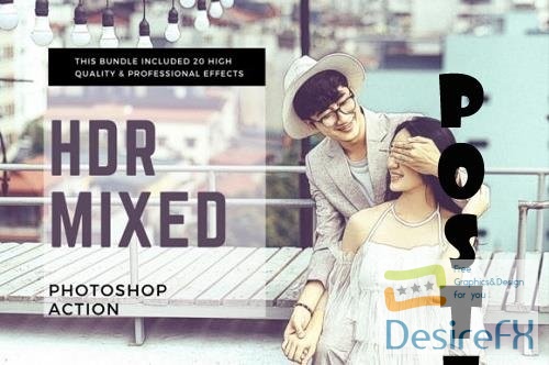 Mixed HDR Effect PS Action Bundle