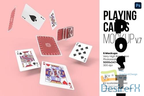Playing Cards Mockup v.7 - 6 views - 6465703