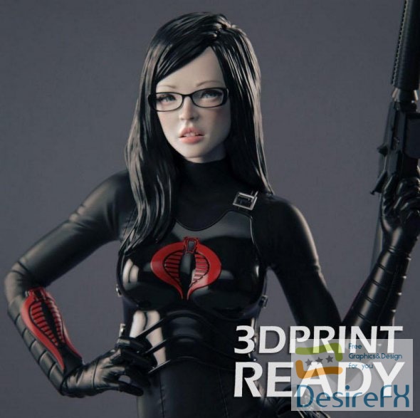 The Baroness 3D Print
