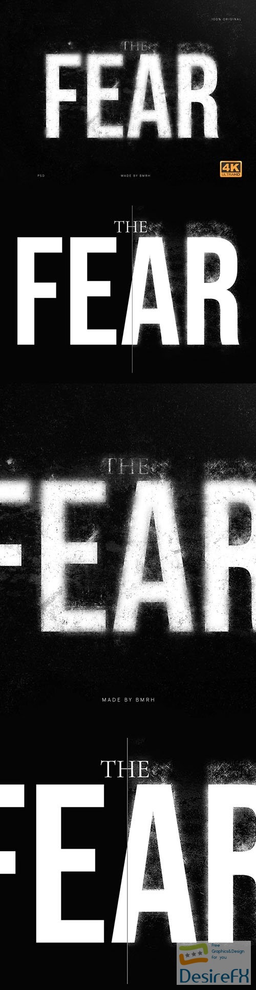 The Fear - Wonderful PSD Text Style Effect