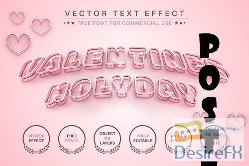 Valentine's Day - Editable Text - 6588232