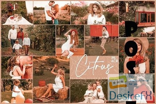 10 Citrus Photoshop Actions And ACR Presets - 1656494