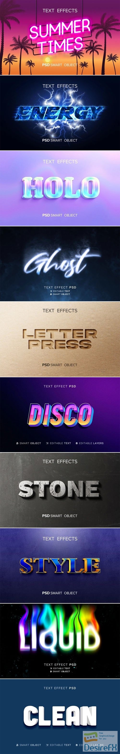 10 Creative Photoshop Text Effects Vol.2