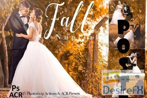 15 Fall Nuptial Photoshop Actions And ACR Presets - 1660234
