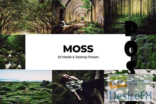 20 Moss Lightroom Presets &amp; LUTs - 6589707