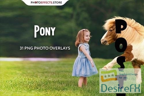 31 Pony Photo Overlays - 6652856