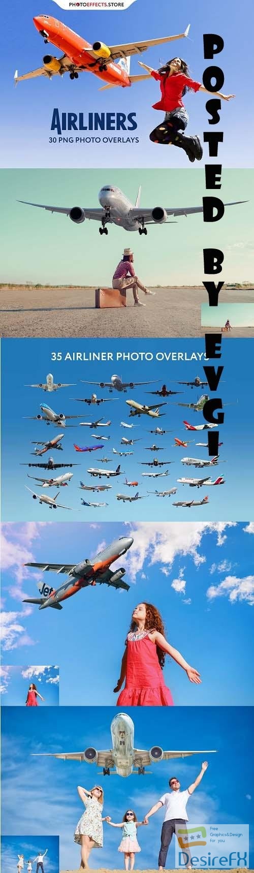 35 Airliners Photo Overlays - 6576238
