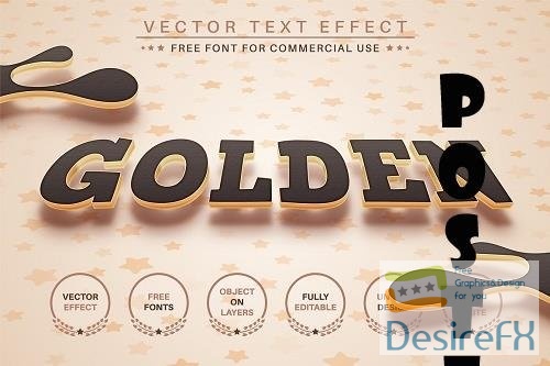 Black Gold - Editable Text Effect - 6607139