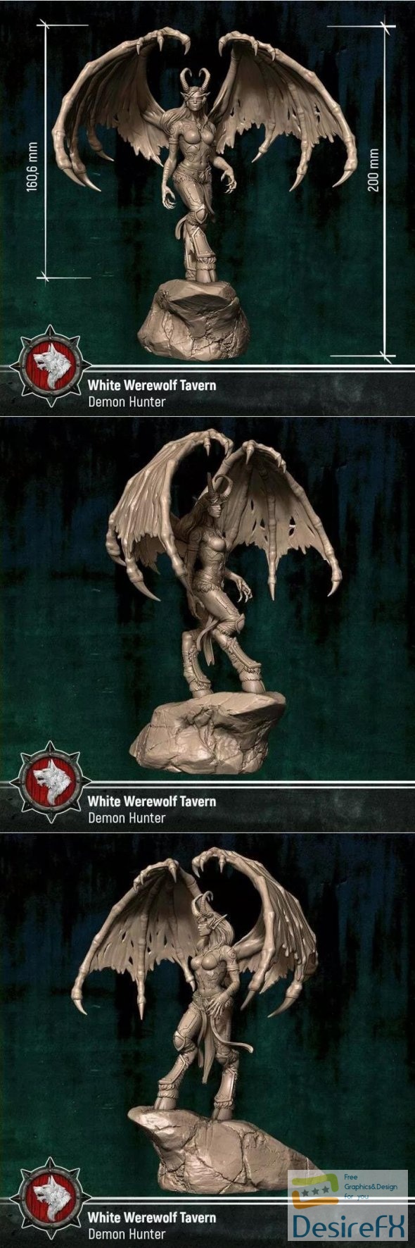 Demon Hunter World of Warcraft 3D Print
