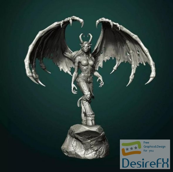 Demon Hunter World of Warcraft 3D Print
