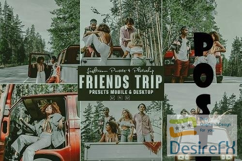 Friends Trip Photoshop Action &amp; Lightrom Presets