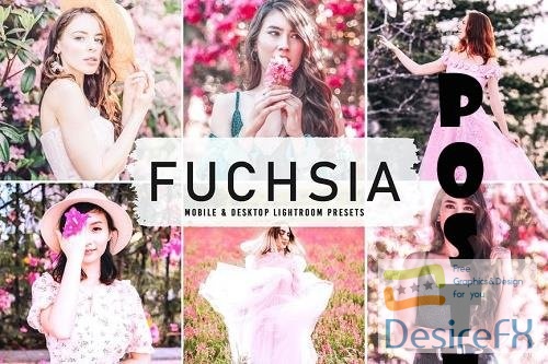 Fuchsia Mobile &amp; Desktop Lightroom Presets