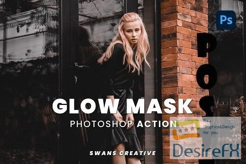 Glow Mask Photoshop Action