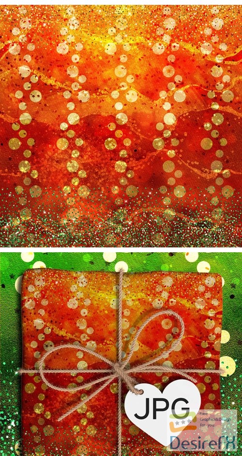 Holiday &amp; New Year Glitter Backgrounds