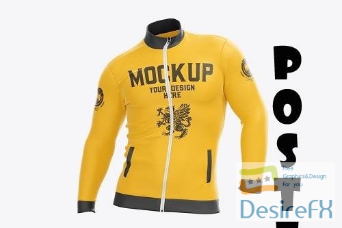 Jacket Sweatshirt Mockup - EAJUR3G