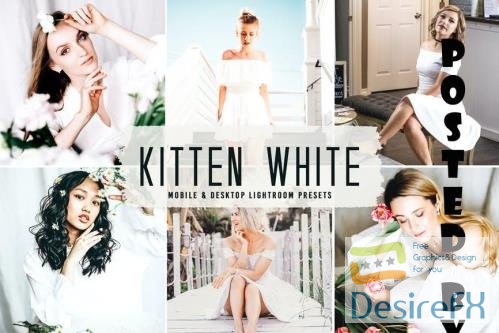 Kitten White Mobile &amp; Desktop Lightroom Presets