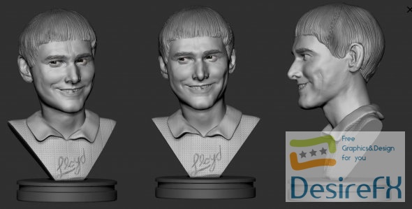 Lloyd Jim Carrey 3D Print