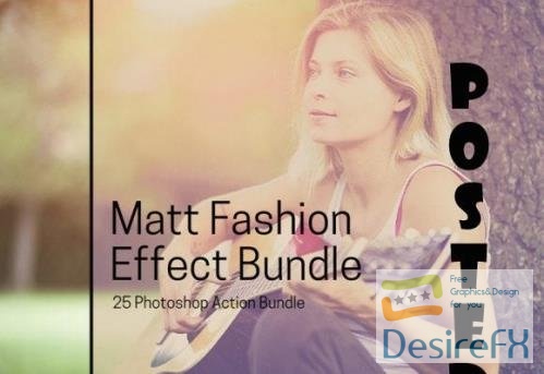 Matt Fashion Effect PS Action Bundle