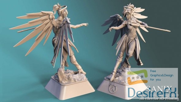 Mercy from Overwatch 3D print