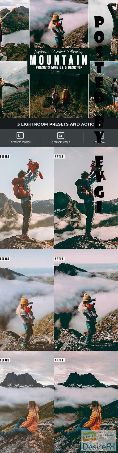 Mountain Photoshop Action &amp; Lightrom Presets - 34684093
