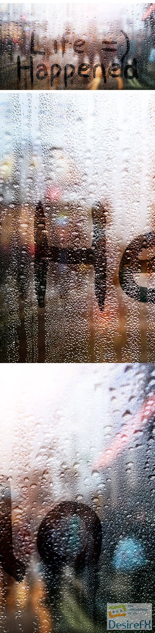 Rainy Window Effects for Photoshop + Tutorial