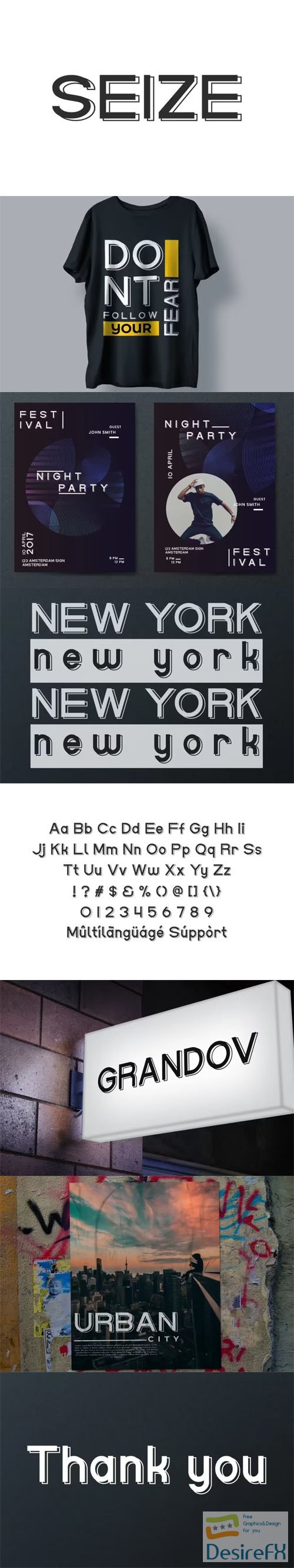 Seize - Serif Font
