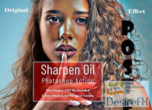 Sharpen Oil Photoshop Action - 6619347