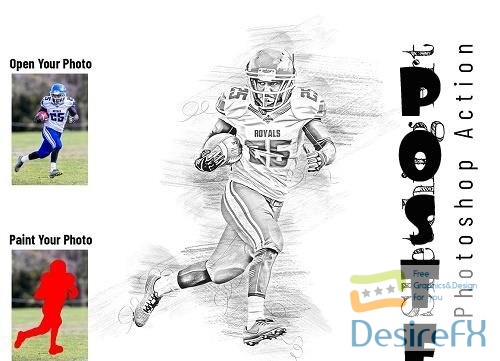 Sketching Art Photoshop Action - 6680773
