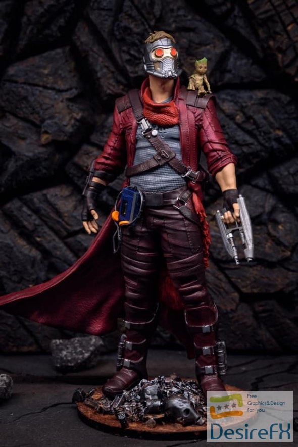 Star Lord Peter Quill 3D Print
