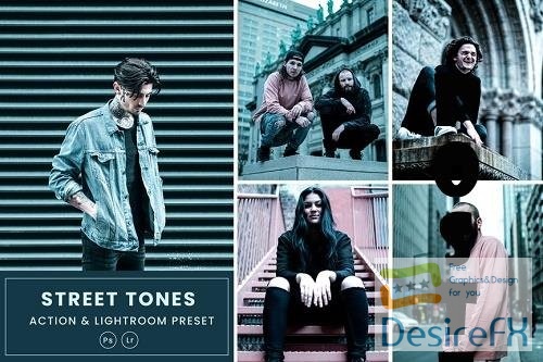 Street Tones Action &amp; Lightrom Presets