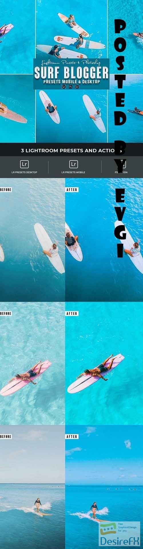 Surf Photoshop Action &amp; Lightrom Presets - 34742132