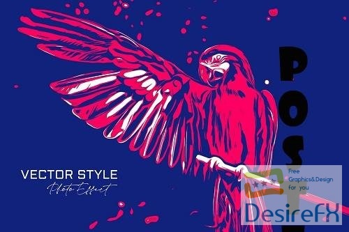 Vector Style photo effect
