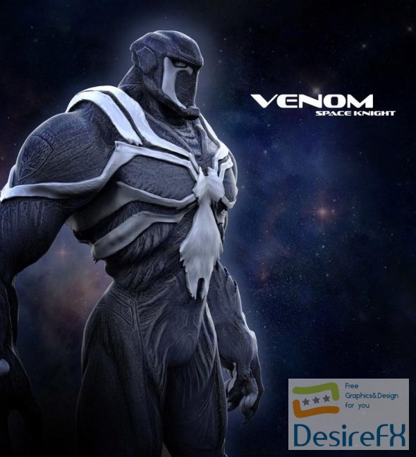 Venom Space Knight 3D Print