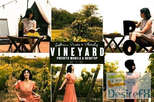 Vineyard Photoshop Action & Lightrom Presets