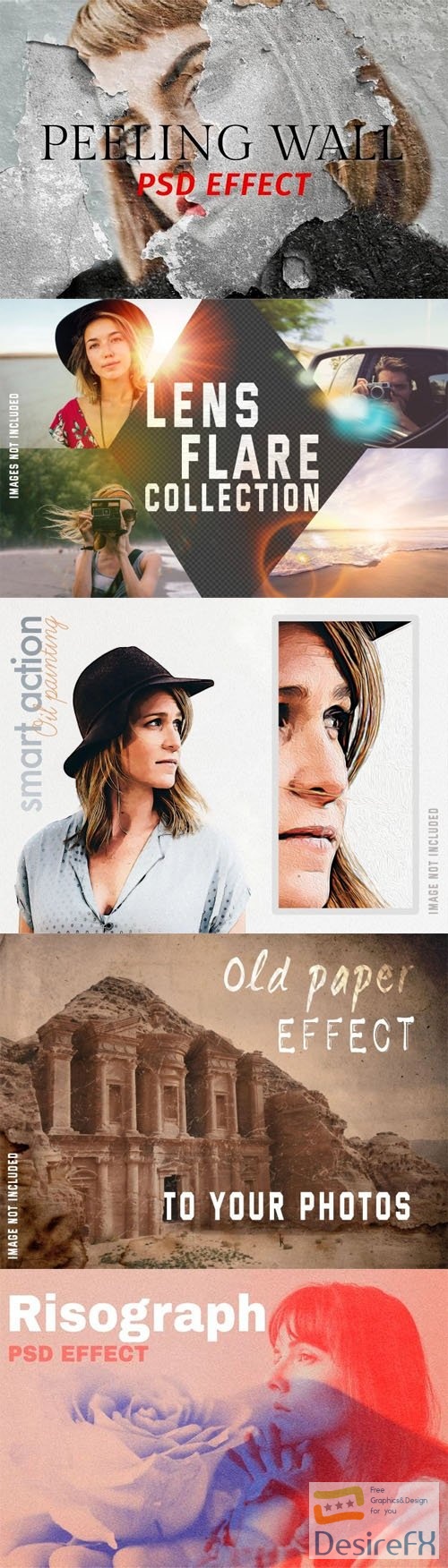 10+ Awesome Photoshop Effects &amp; Overlays Collection